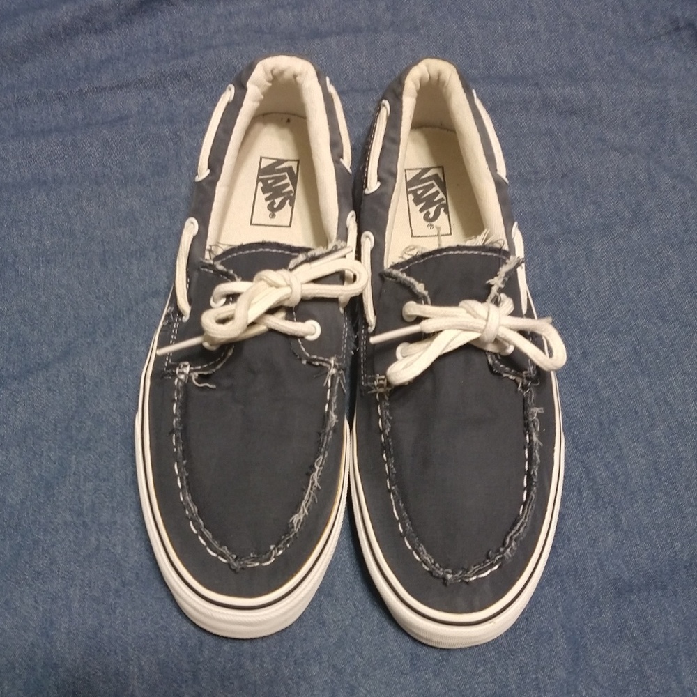 Vans Navy Boat Shoes